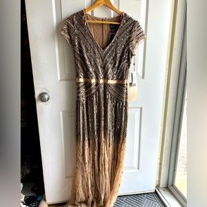 Adrianna Papell NEW Beaded Gown